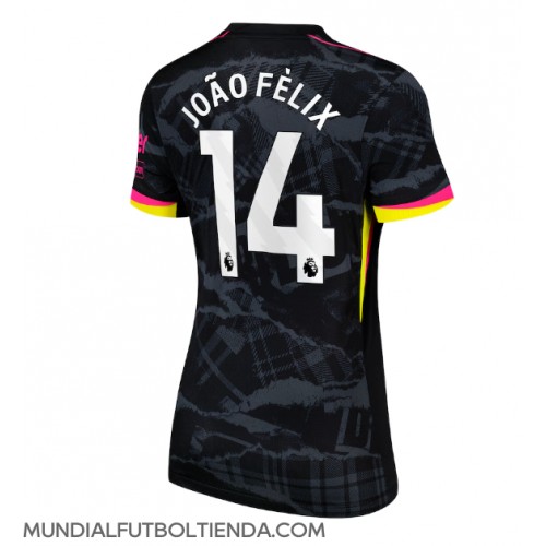 Camiseta Chelsea Joao Felix #14 Tercera Equipación Replica 2024-25 para mujer mangas cortas